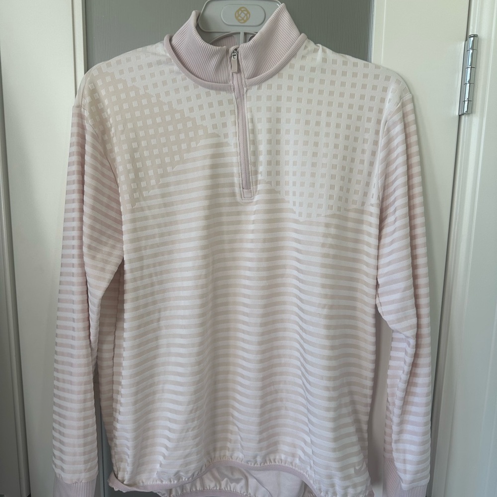 Nike Women's Pink Quarter-Zip Pullover